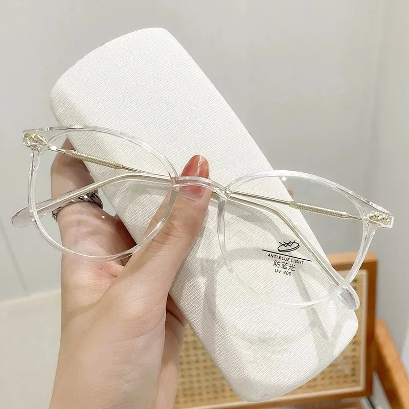 lunettes anti lumieres bleu femmes rose arrondie