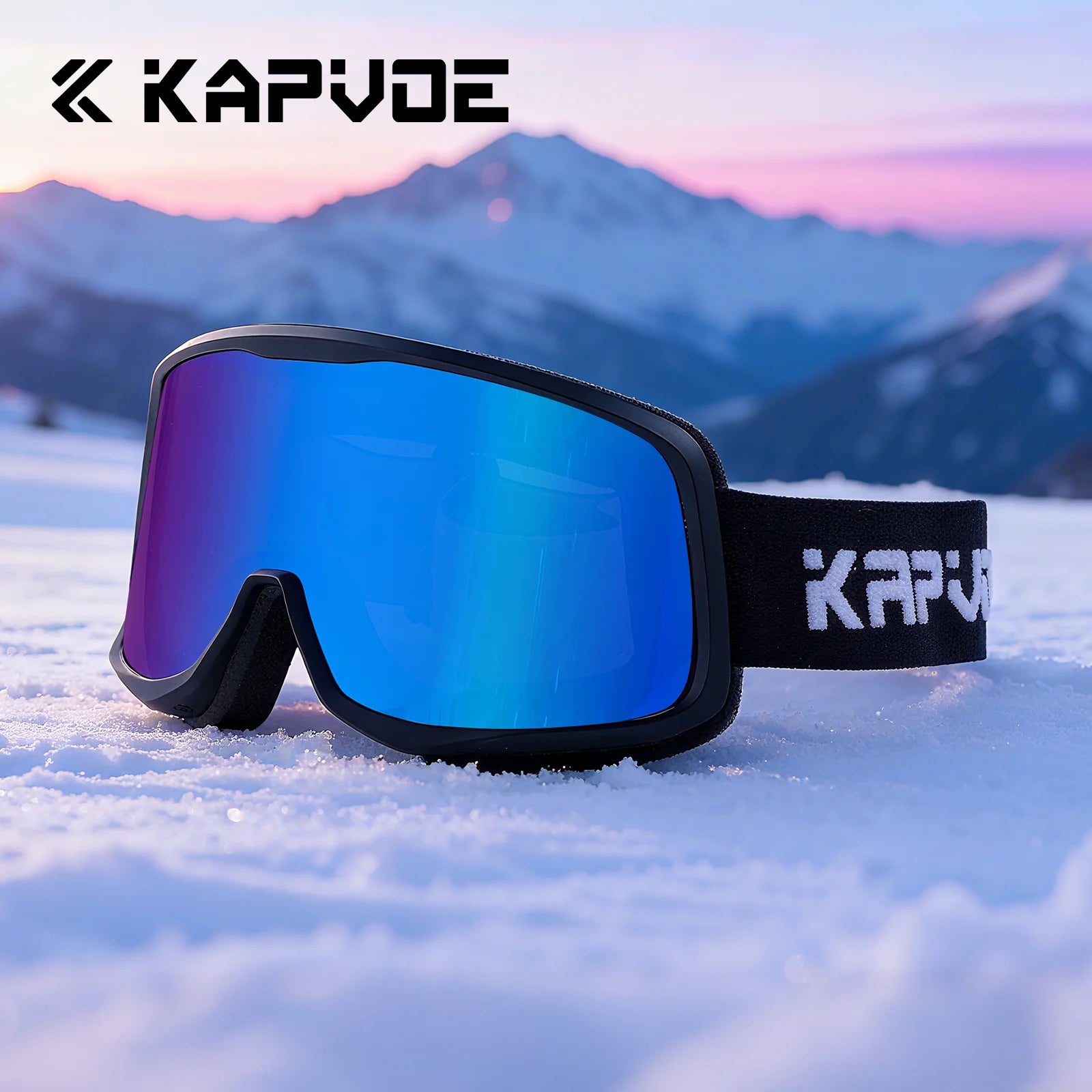 lunettes de Ski avec des ski colorés