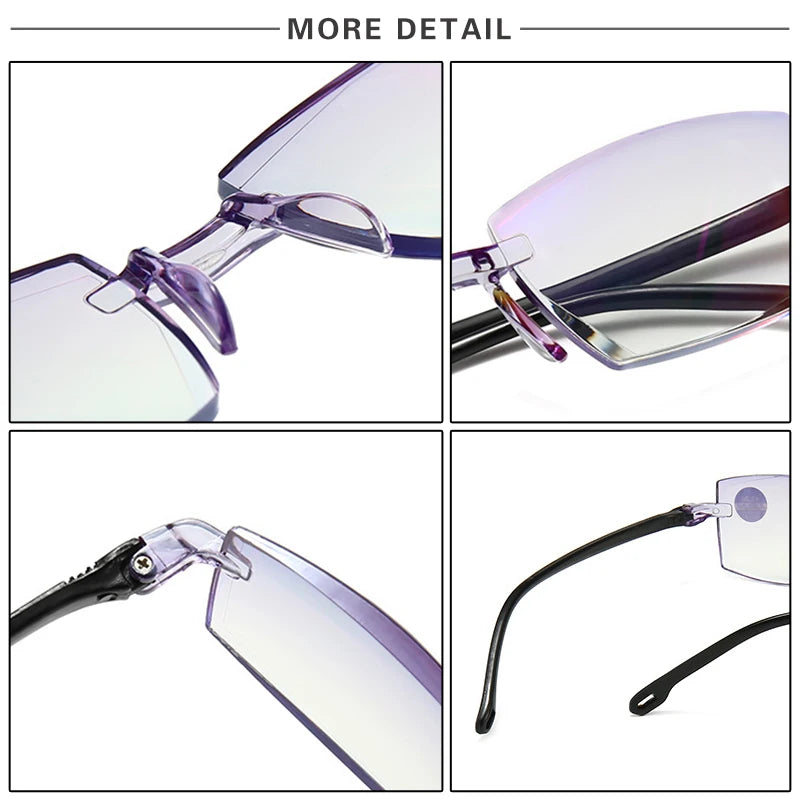 lunettes loupe homme avec grossisement