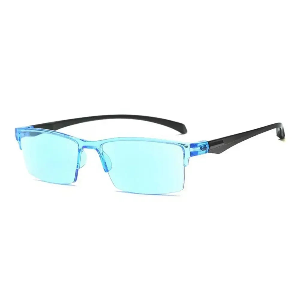 lunettes anti lumieres bleu grise et rectangulaire