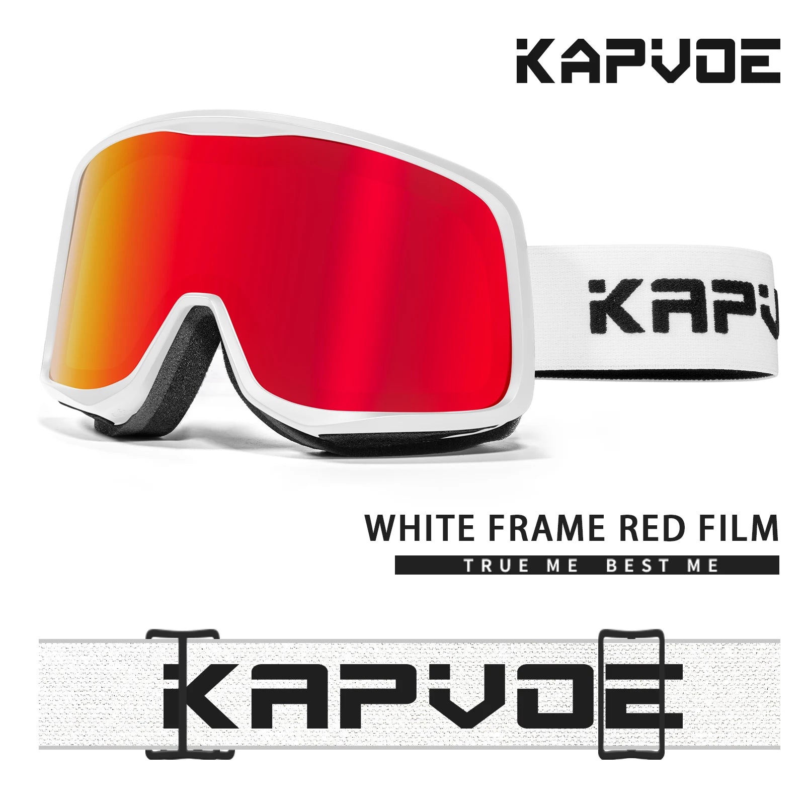 lunettes de Ski avec des ski colorés