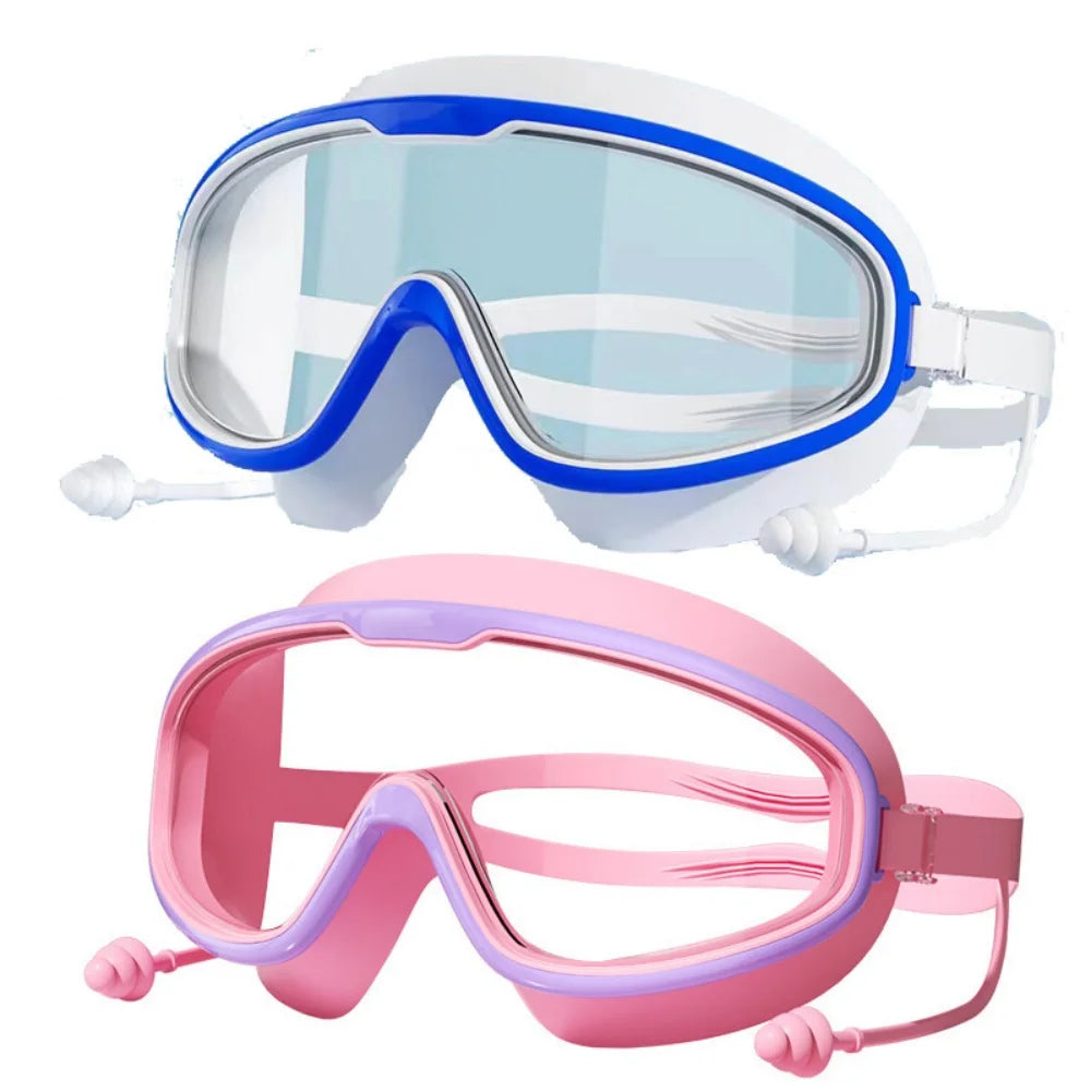Lunettes de natation avec 2 couleurs differentes
