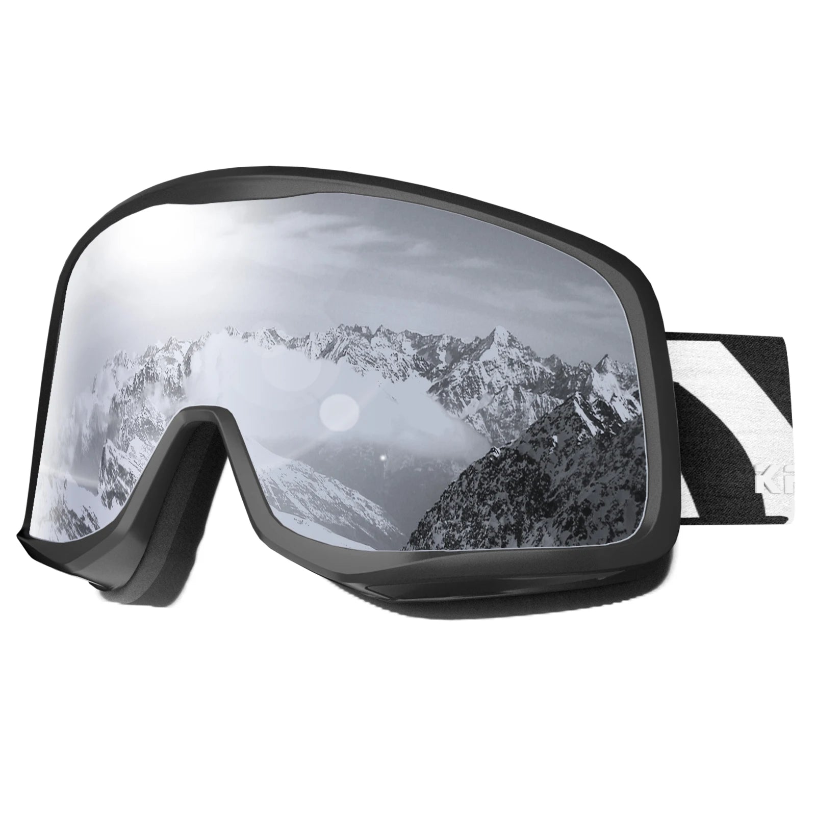 lunettes de Ski avec des ski colorés