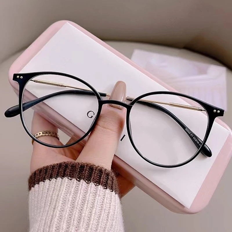 lunettes anti lumieres bleu femmes rose arrondie