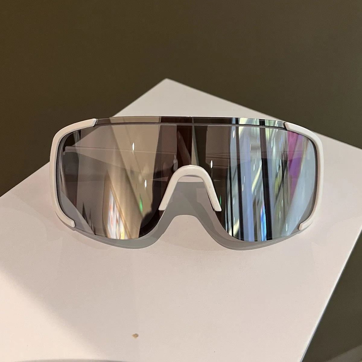 lunettes de cyclisme arrondie