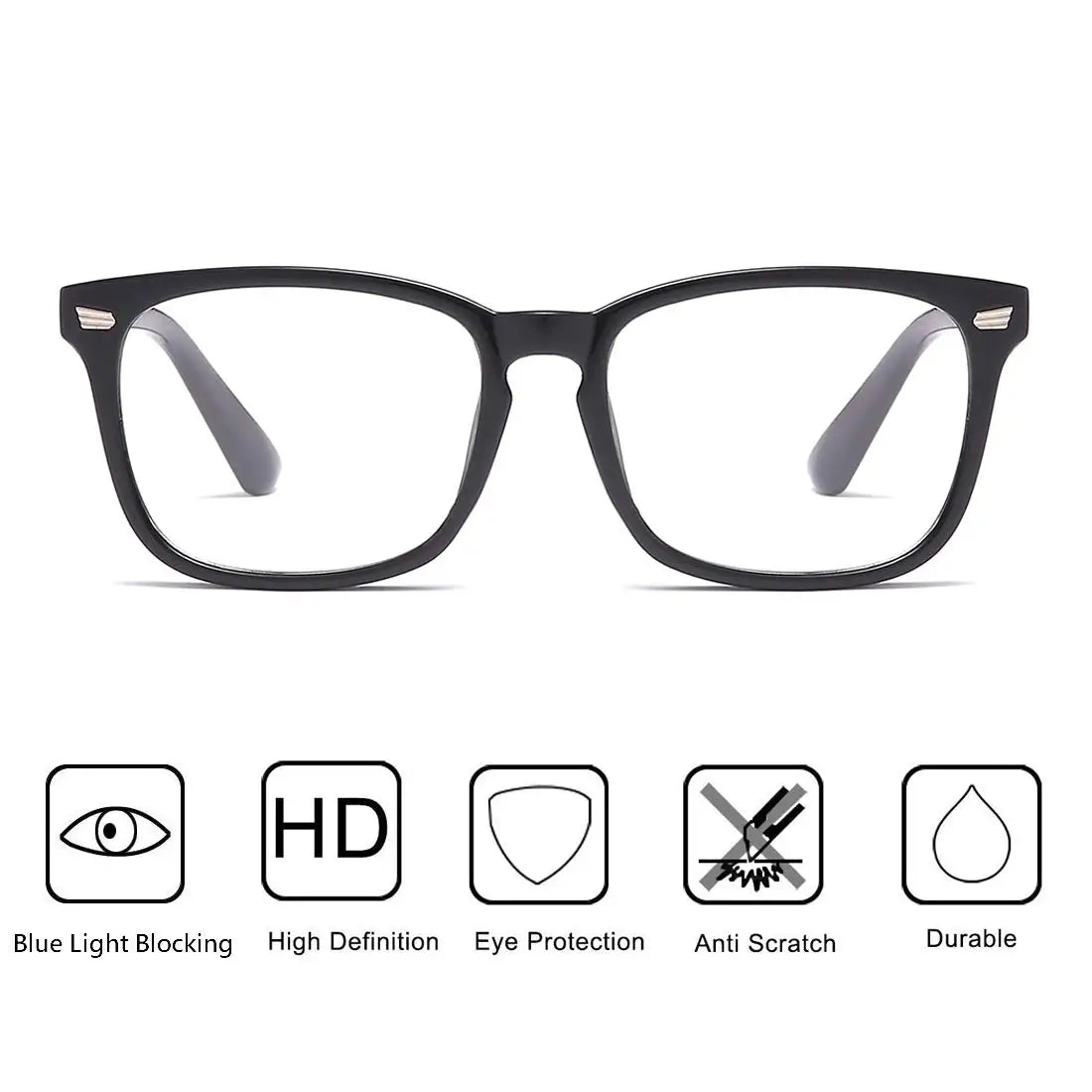 Lunettes Lumieres Bleu Noir