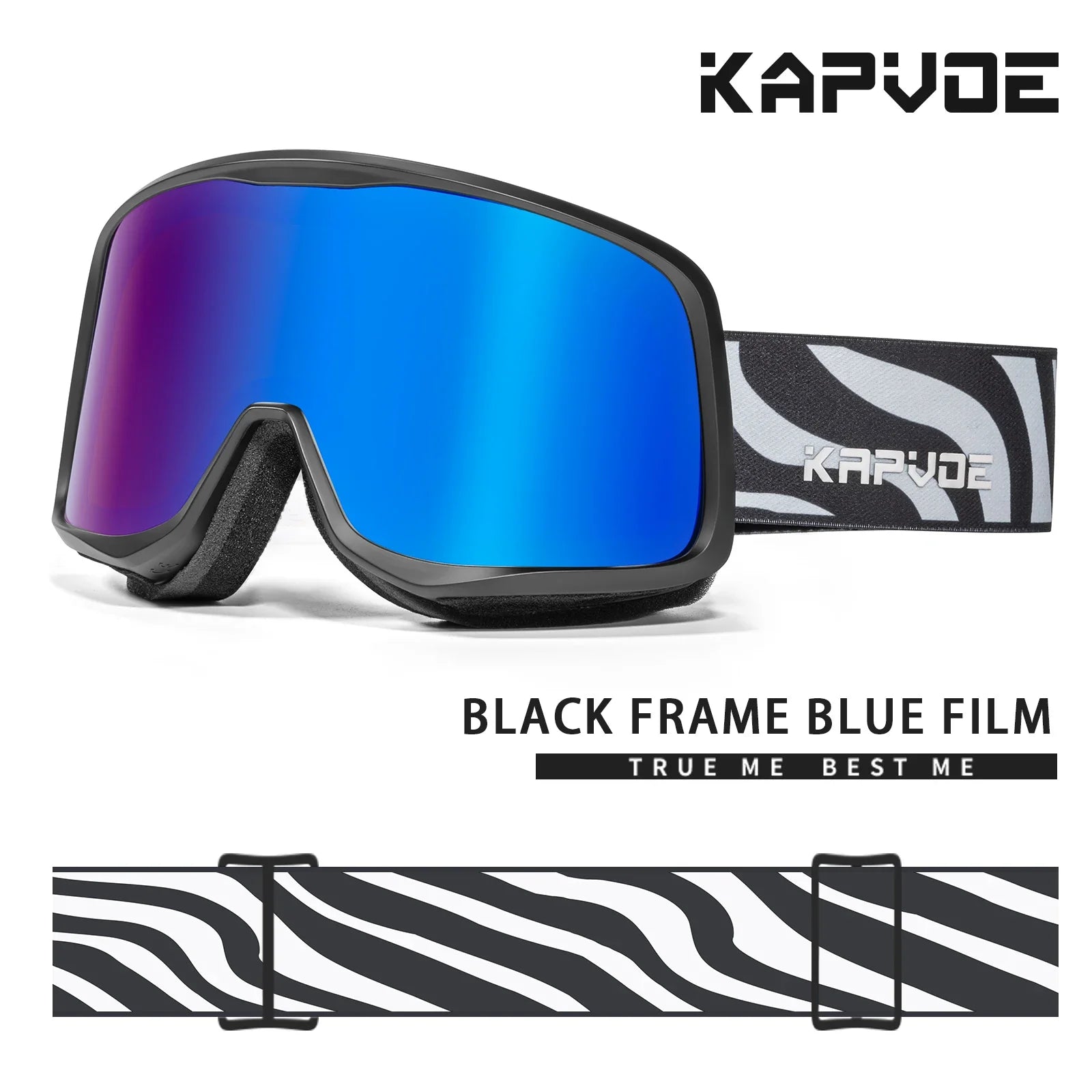 lunettes de Ski avec des ski colorés