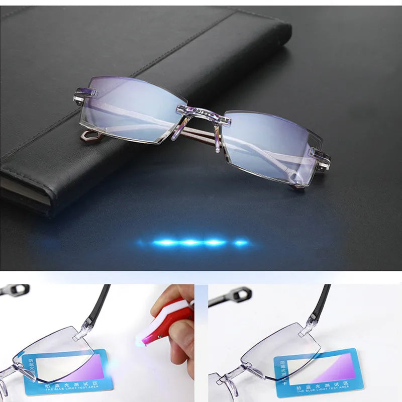 lunettes loupe homme avec grossisement