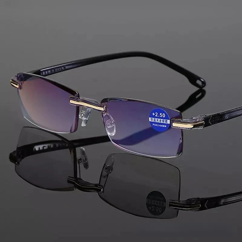 lunettes loupe homme avec grossisement