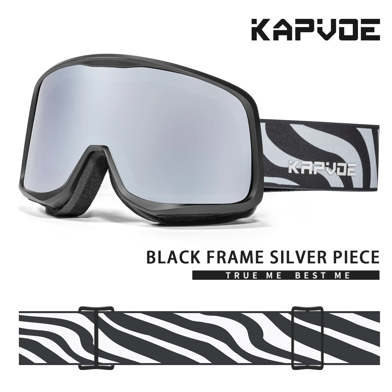 lunettes de Ski avec des ski colorés