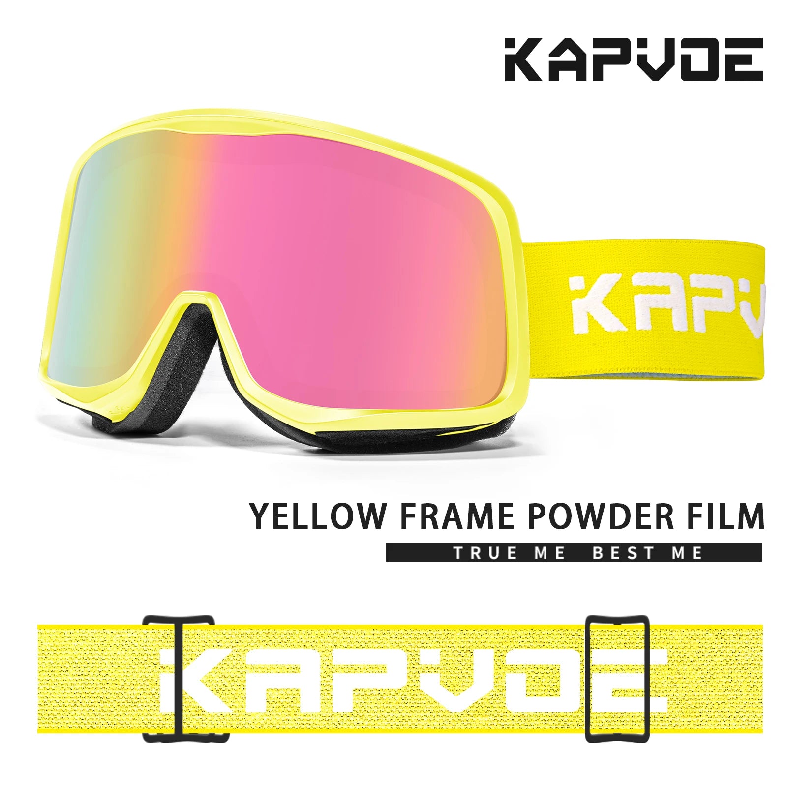 lunettes de Ski avec des ski colorés