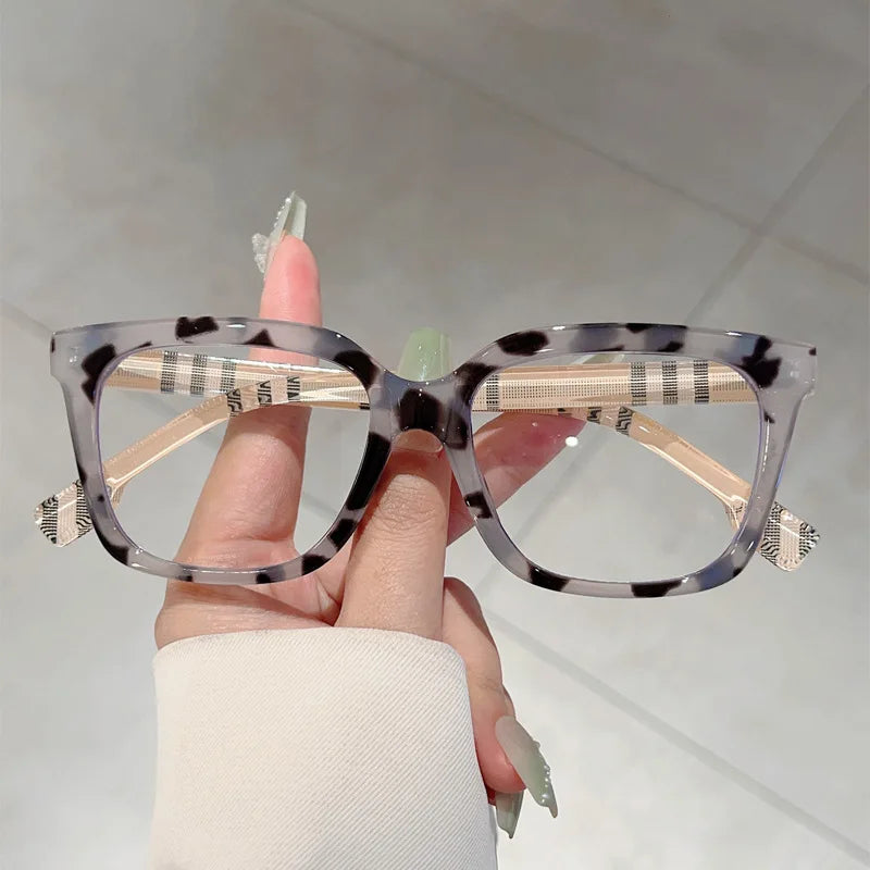 lunette anti lumieres bleu femmes marron et beige