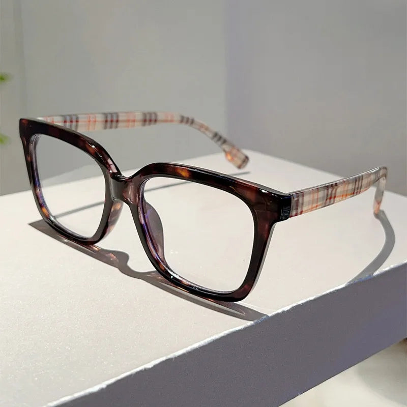 lunette anti lumieres bleu femmes marron et beige