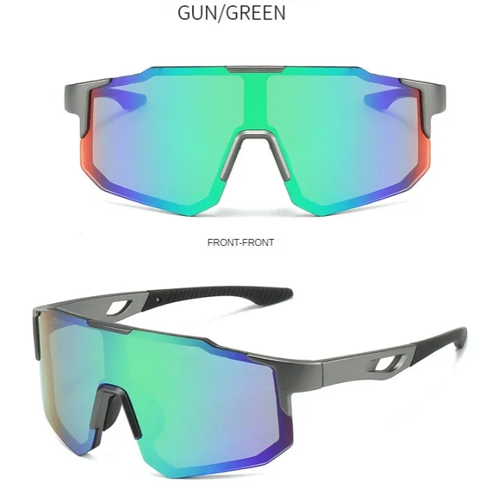 lunette de cyclisme avec verre coloré