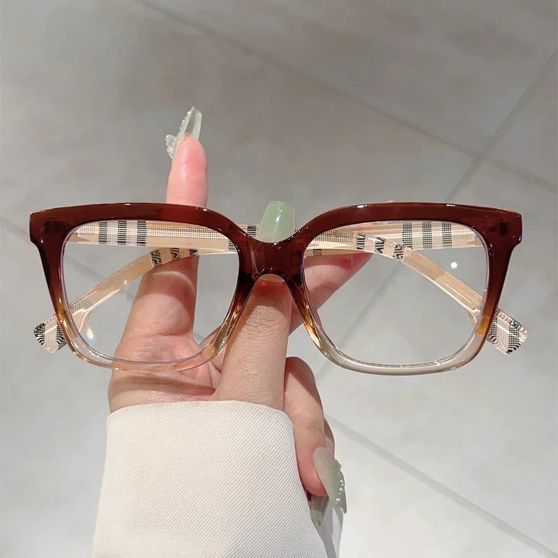 lunette anti lumieres bleu femmes marron et beige