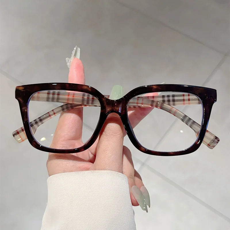 lunette anti lumieres bleu femmes marron et beige
