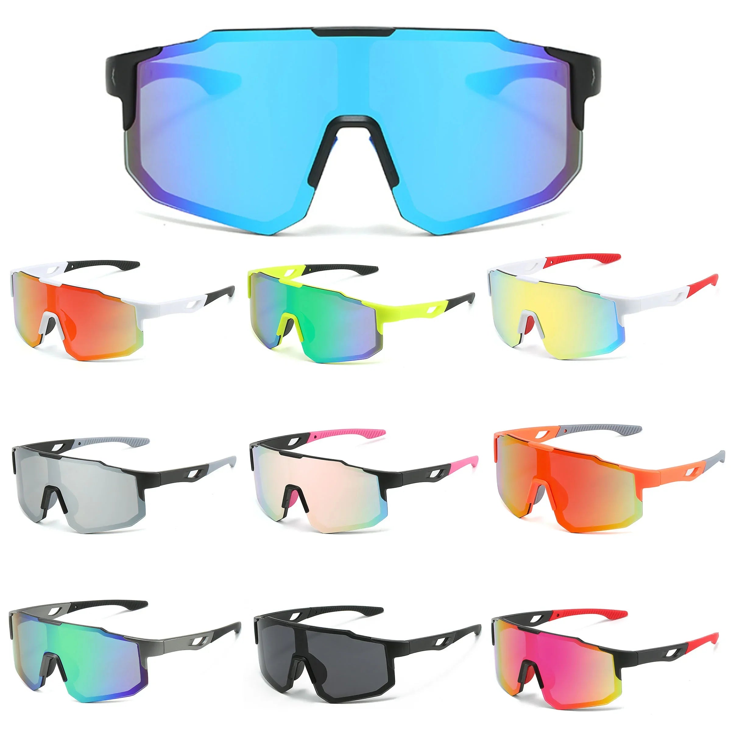lunette de cyclisme avec verre coloré